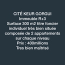 Immeuble R+3 à vendre