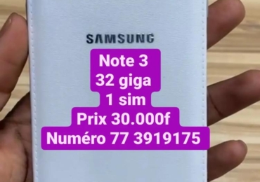 Samsung galaxy note 3 à vendre