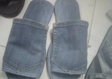 Baol Art: sandales jeans