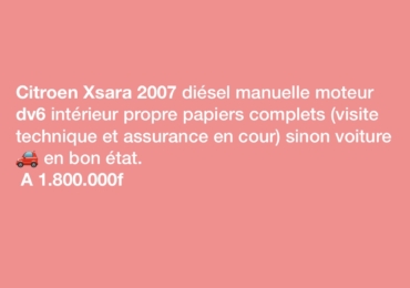 Citroën xsara année 2007