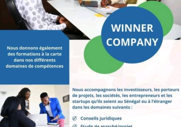 Cabinet Winner Company : accompagnement porteur de projet