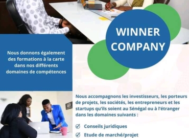 Cabinet Winner Company : accompagnement porteur de projet