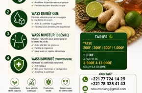 NDEYAWASSAF : vente the naturel