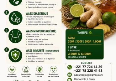 NDEYAWASSAF : vente the naturel