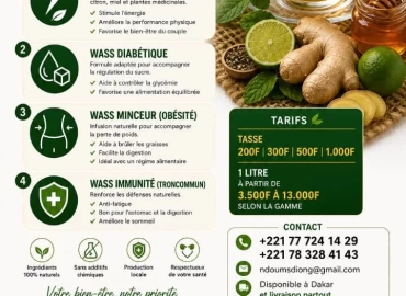 NDEYAWASSAF : vente the naturel