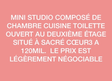 Mini studio à louer