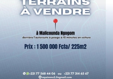 Terrains à vendre à Malicounda