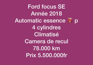 Ford focus se année 2018