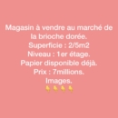 Magasin à vendre