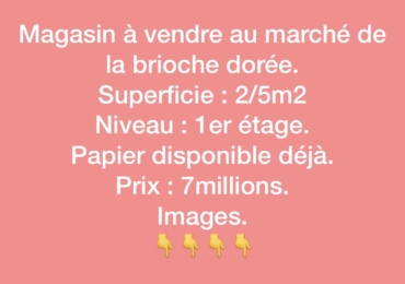 Magasin à vendre