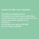 Studio haut standing à louer