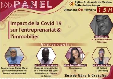 Panel gratuit : impact de la Covid 19 sur l’entreprendrait et l’immobilier