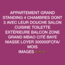 Appartement à louer grand Mbao