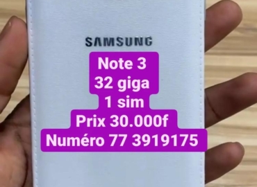 Samsung galaxy Note 3 à vendre