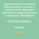 Appartement à louer