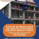 Vente matériaux de construction