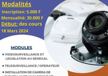 Formation en vidéosurveillance