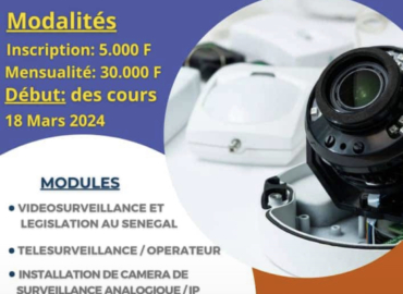 Formation en vidéosurveillance