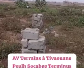 Terrain à vendre à Tivaouane peulh