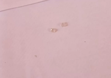 Diamant blanc taillé